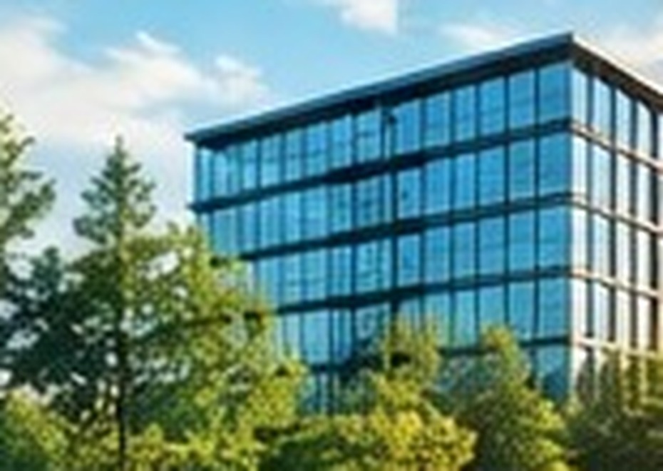 Commercial building representing a connected building portfolio
